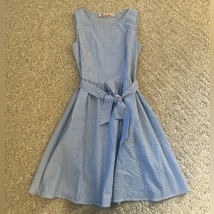 Blue Striped Dress Size Small